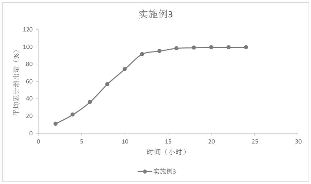 Erlotinib sustained-release preparation for treating non-small cell lung cancer