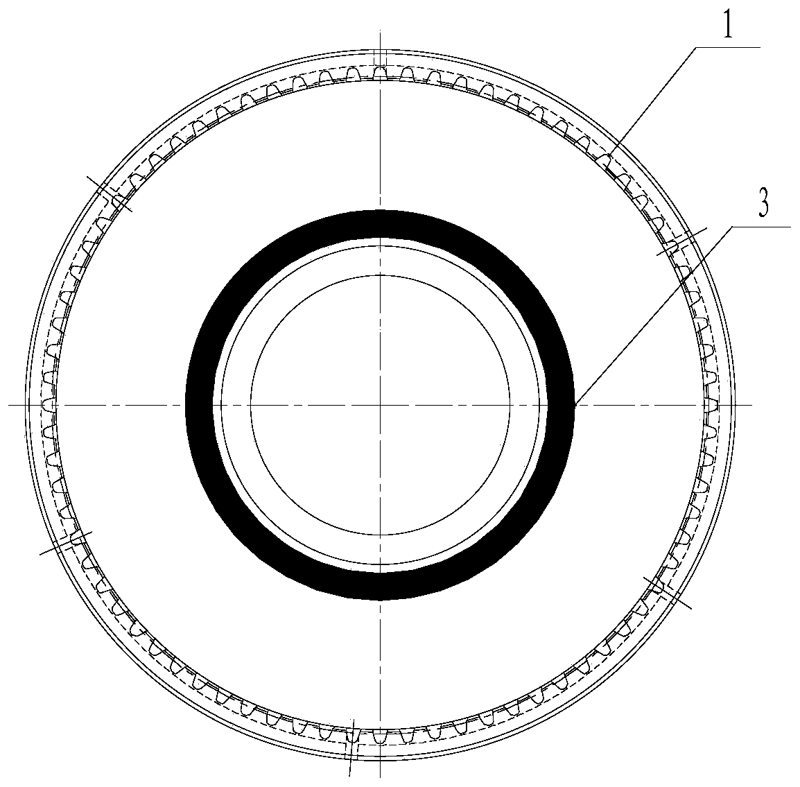 Welding method of low carbon alloy structural steel gear assembly