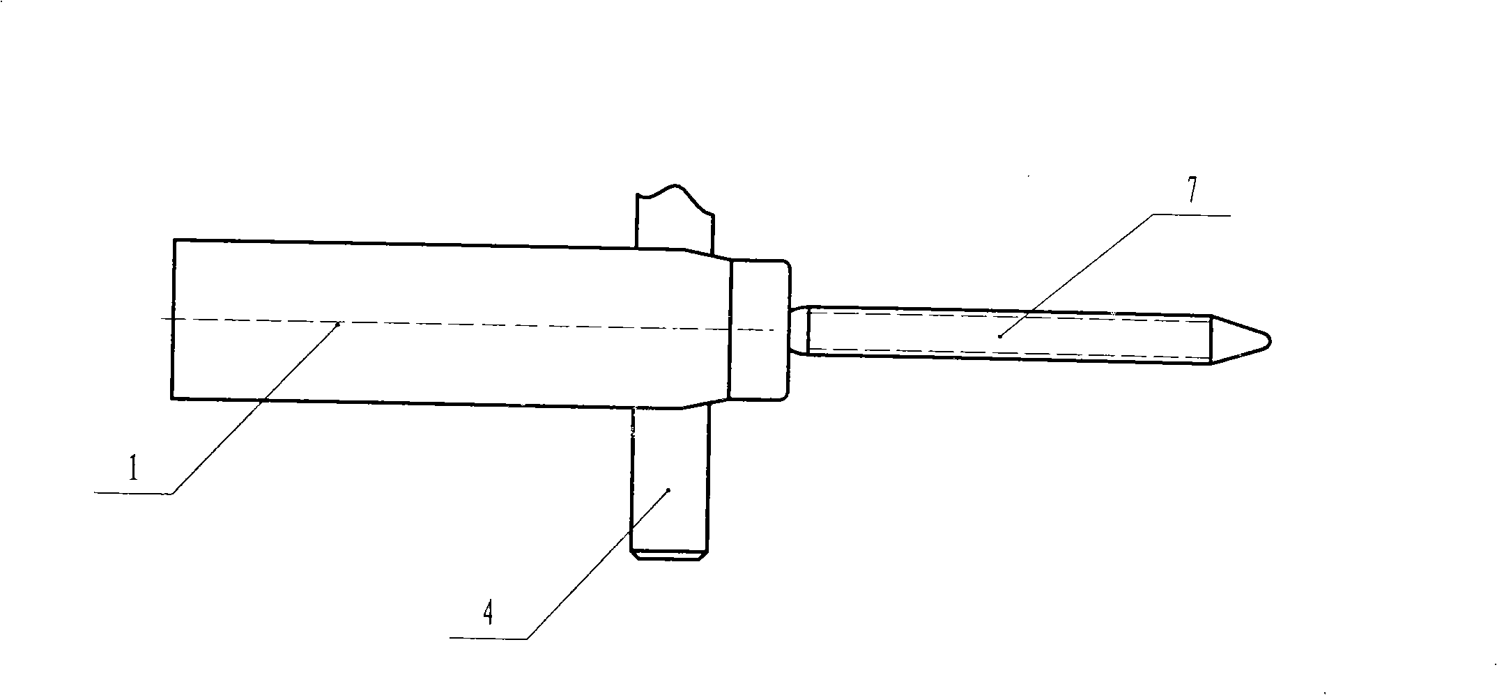 Double-groove channel-to-channel connection type percutaneous vertebral pedicle screw nail internal fixation system