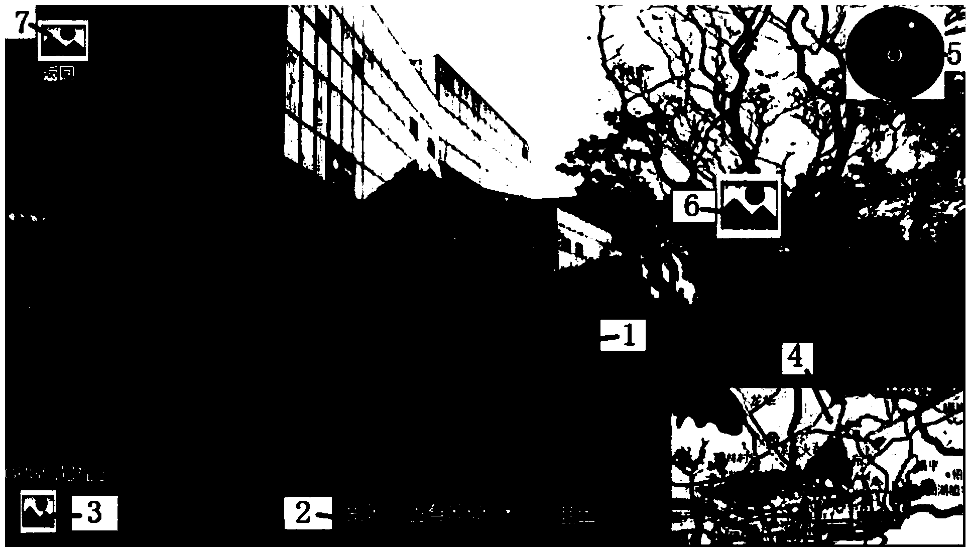 Walking guide system based on mobile terminal and implementation method of walking guide system