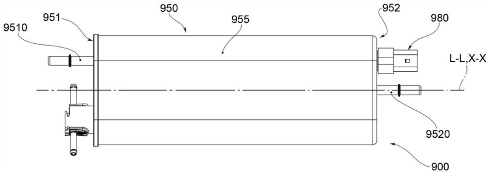 Water separation module, fuel filter separation assembly and assembly method thereof