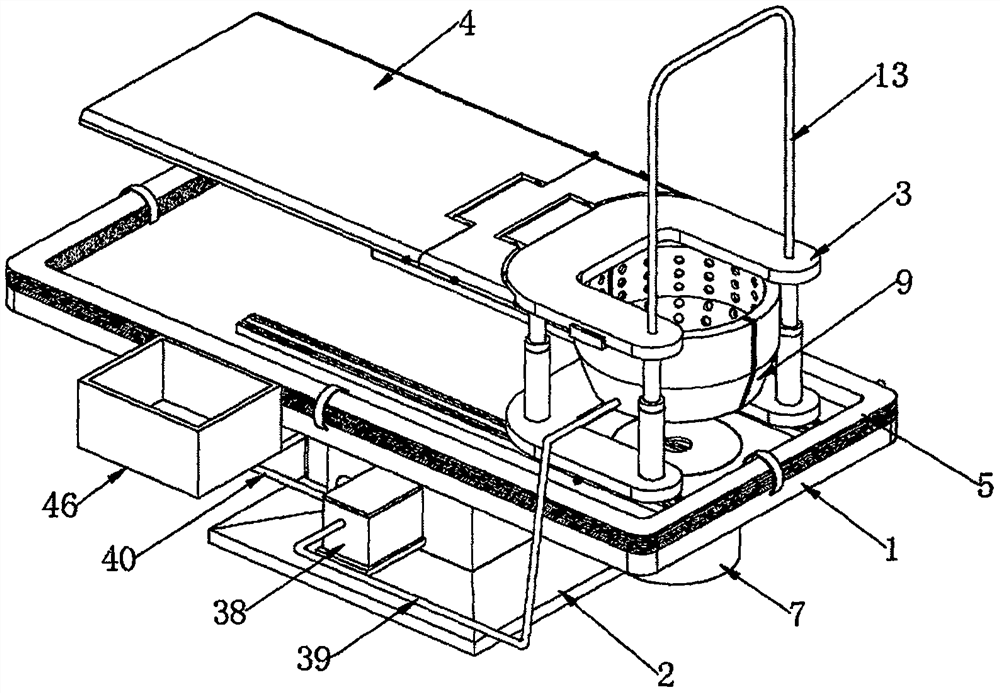 Delivery assisting device for obstetrical department