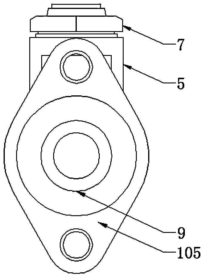 Brake master cylinder assembly with double one-way valves