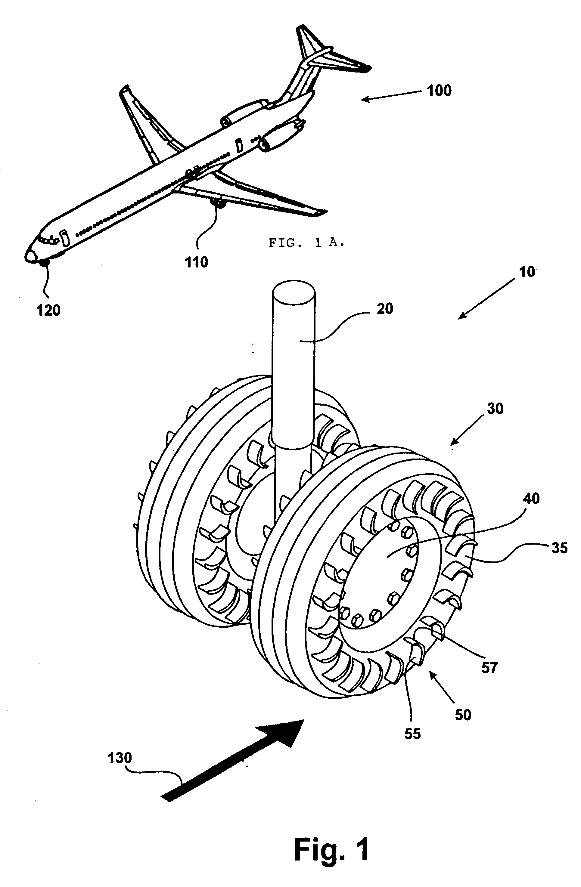 Aircraft wheels having vanes