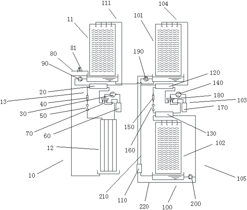 Solution duhumidifying unit and air conditioner with same