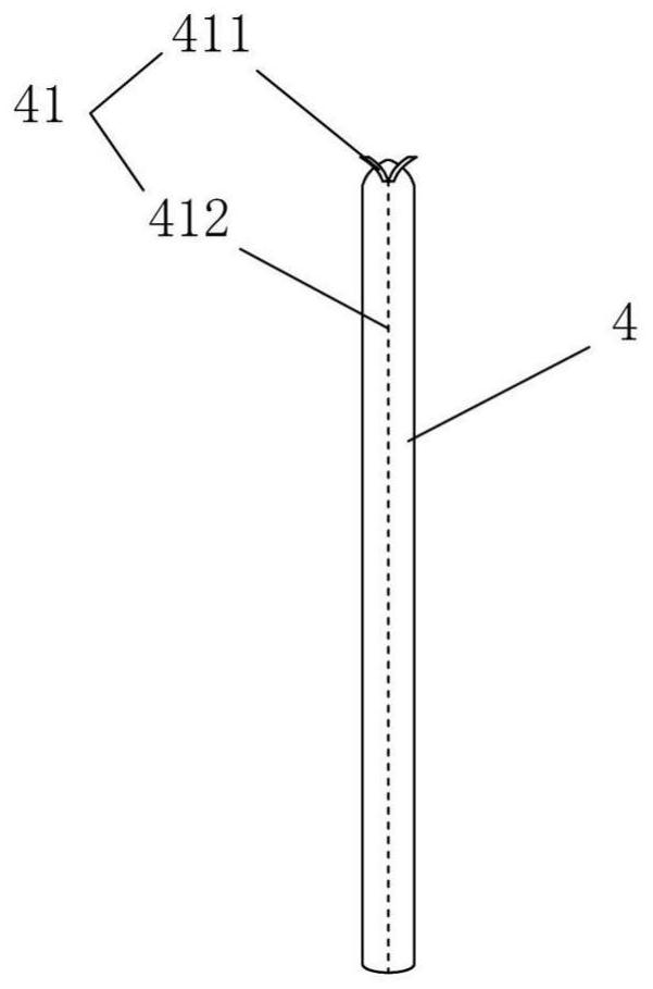 Thoracic wall sinus tract guide device for thoracic closed drainage