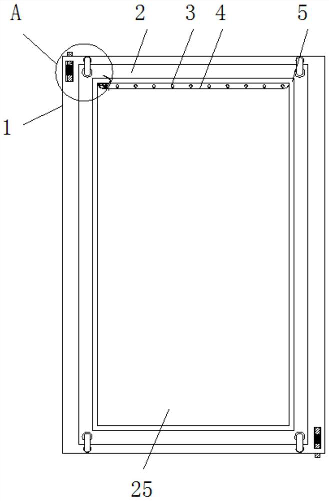 Indoor fabricated glass partition wall structure with heat preservation and buffering functions