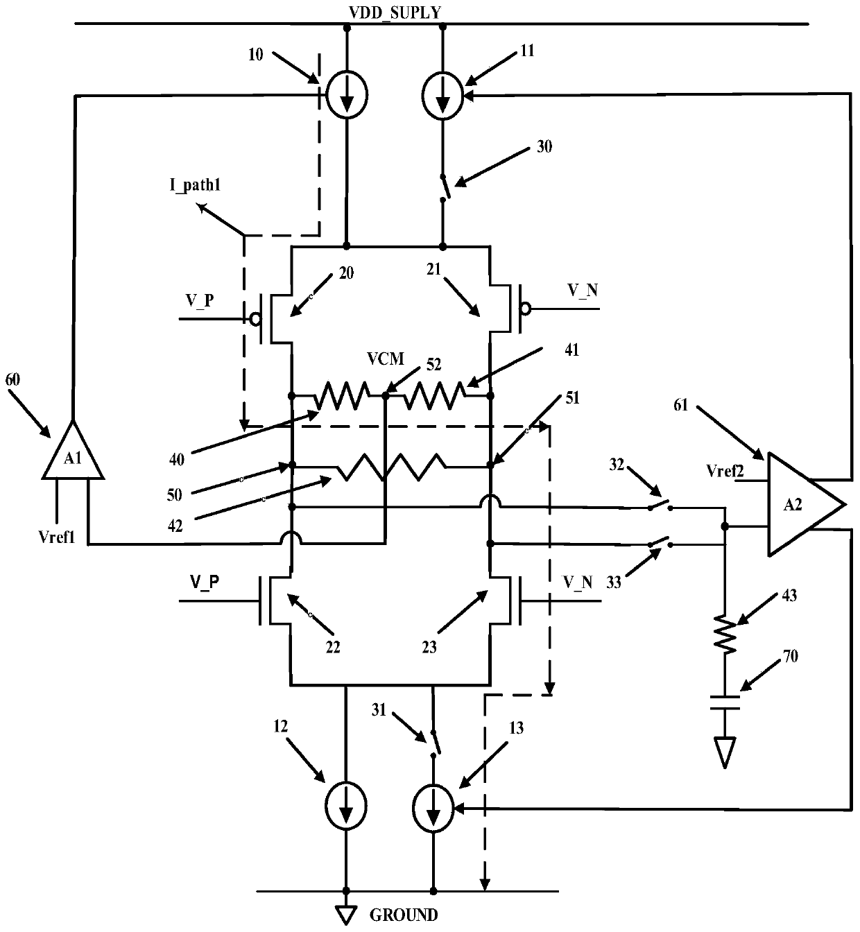 High-speed data transmission pre-emphasis circuit for LVDS and control method thereof