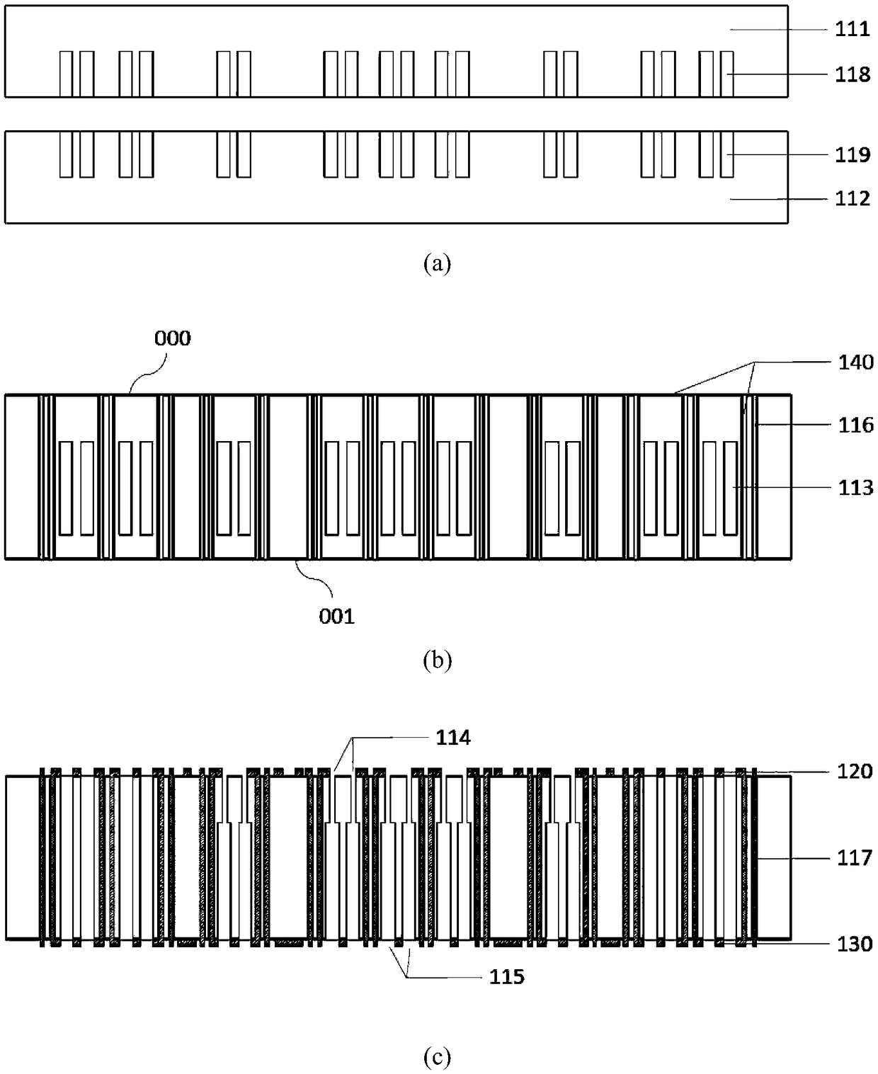 Packaging method of three-dimensional heterostructure for realizing heat dissipation of high power GaN device layer