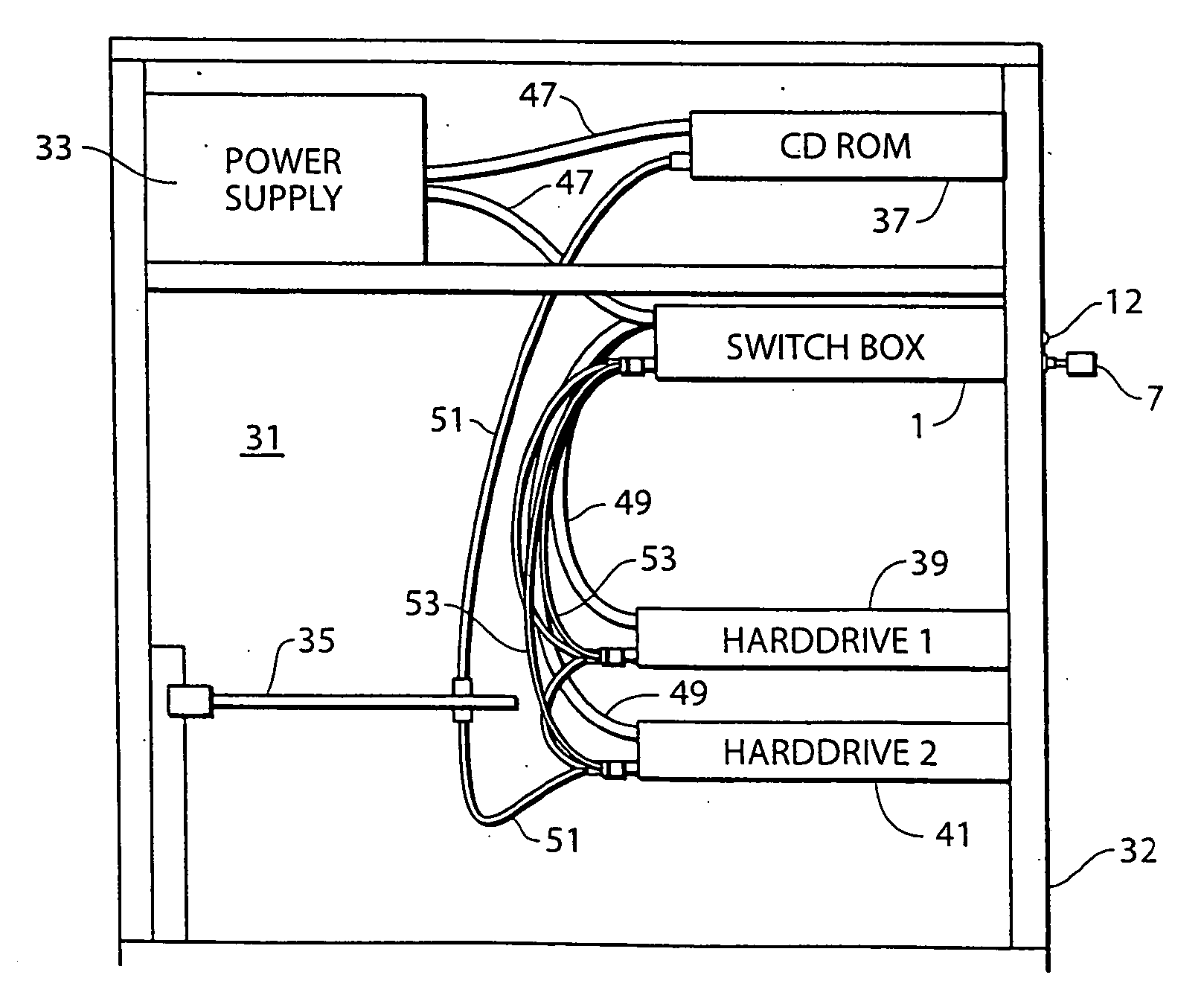 Computer switch assemblies