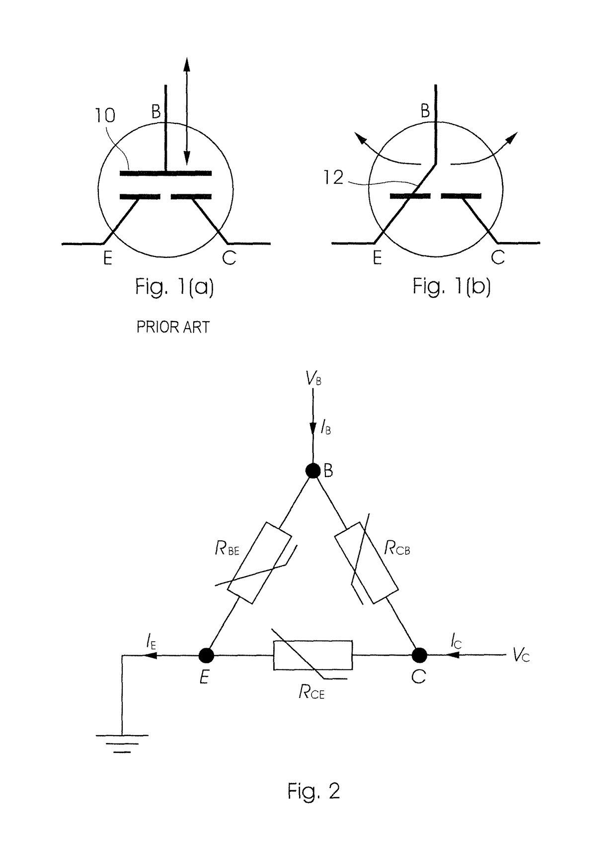 Current switching transistor