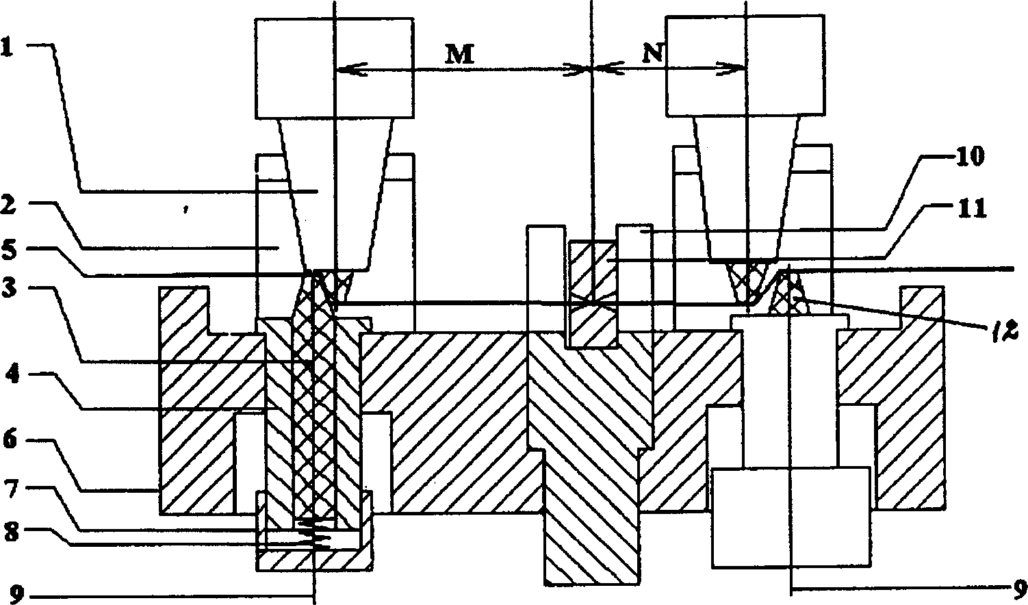 Electronic method and device fo r drawing wire of elastic alloy