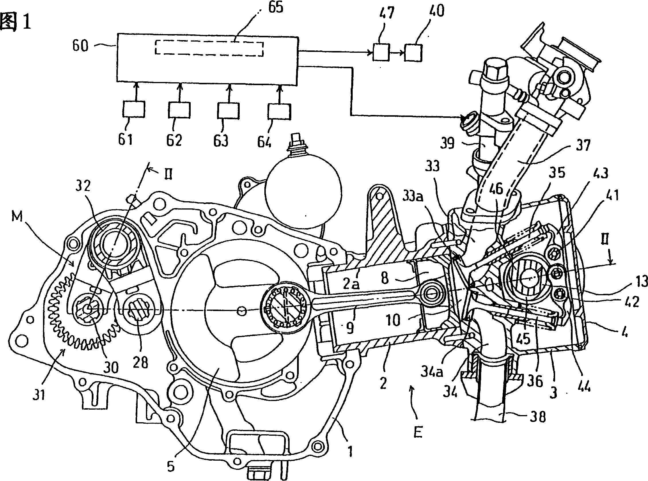 Spontaneous intake type internal combustion engine for vehicles