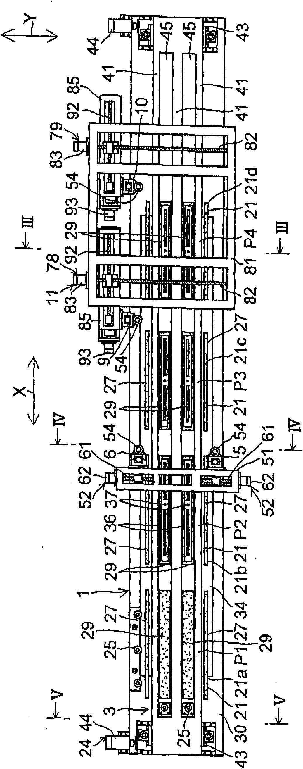 Grinding device of glass sheet