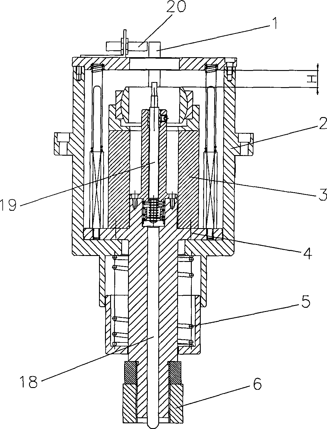 Differential gear pad-choosing measuring system and measuring method