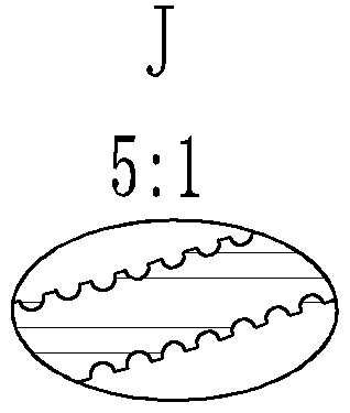 A composite texture roll forming die and a composite texture forming method thereof