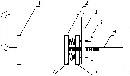 Concrete prefabricated component template fixing component