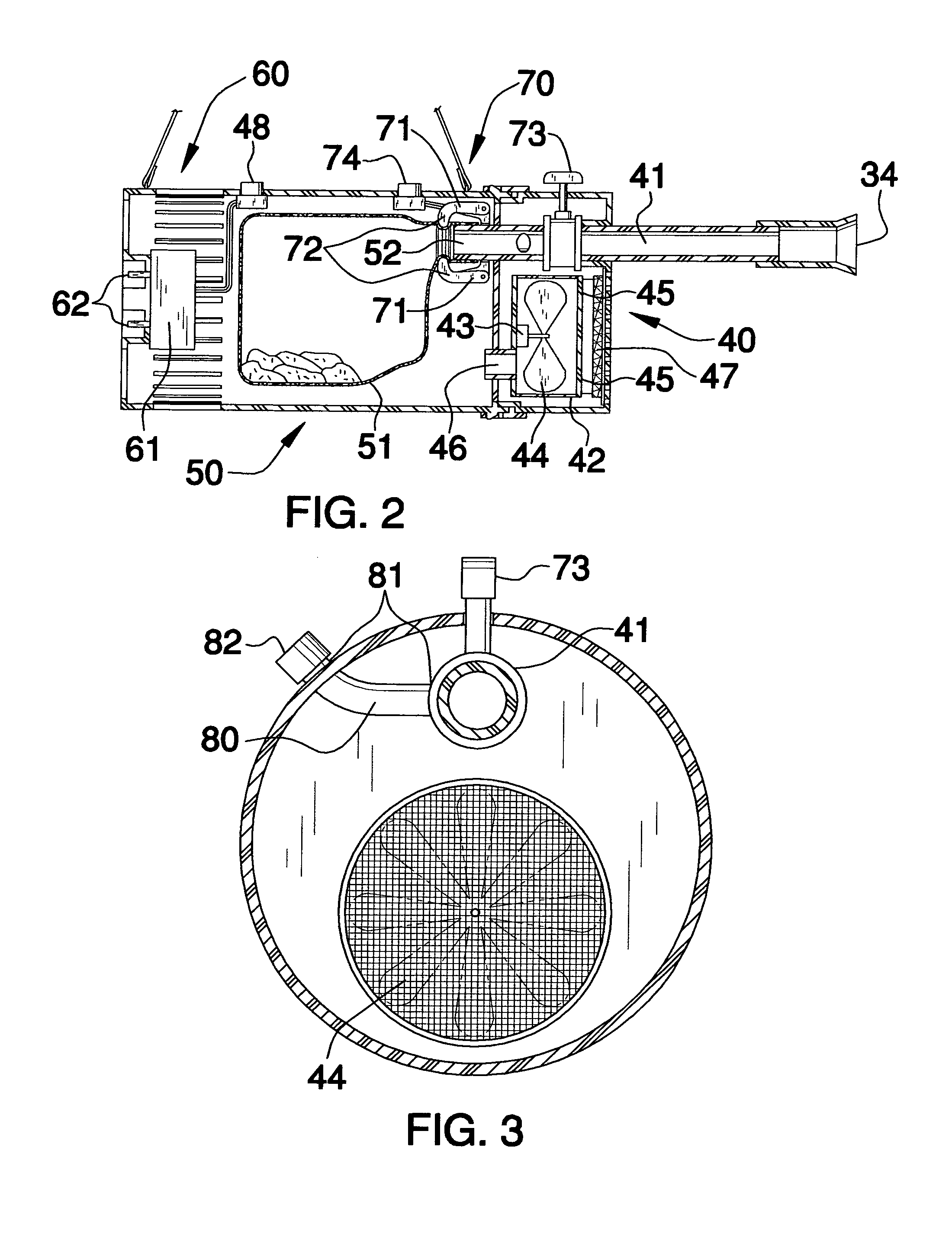 Vacuum-operable feces collector