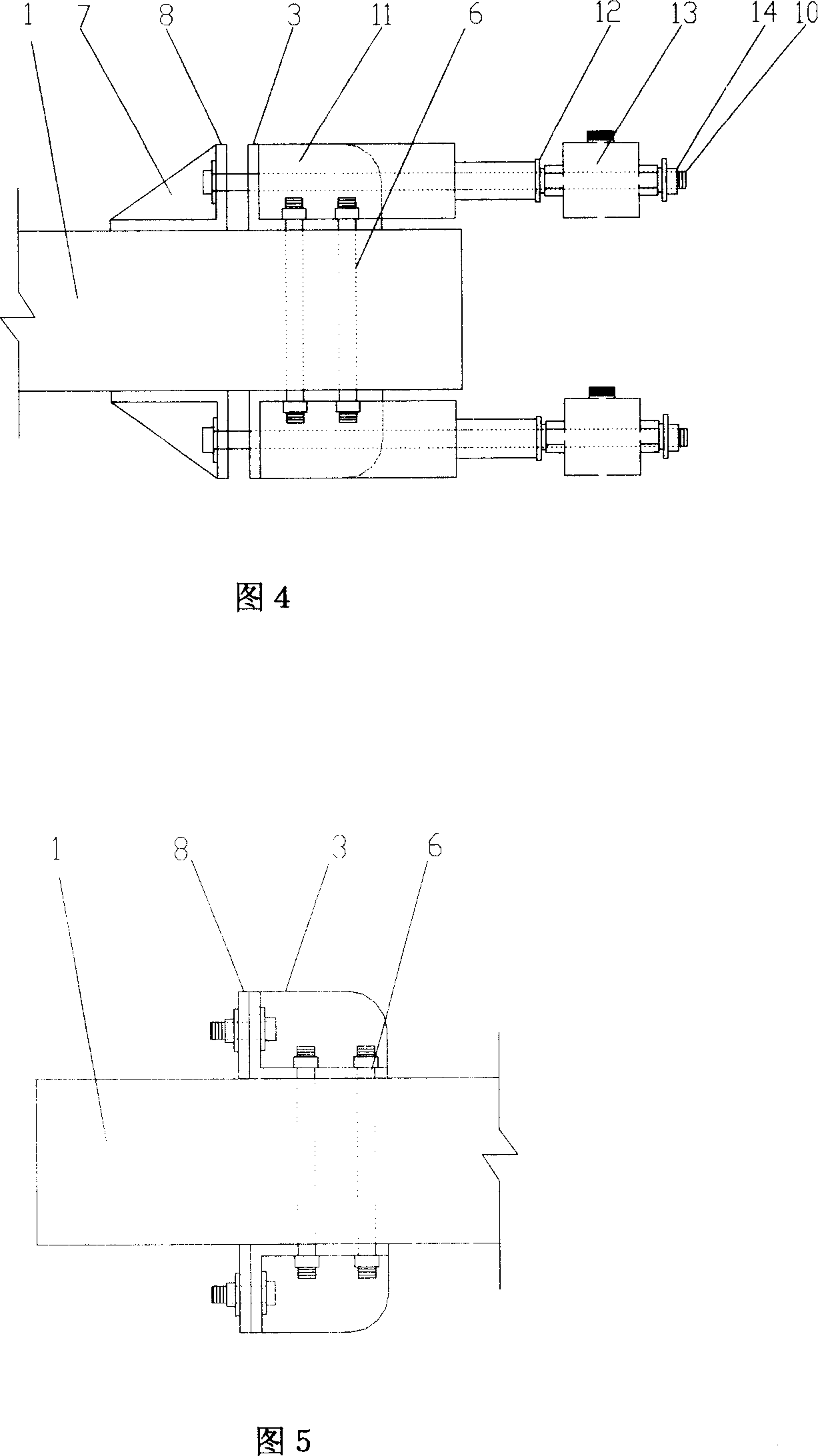 Construction process for pretension carbon fiber cloth reinforced concrete beam