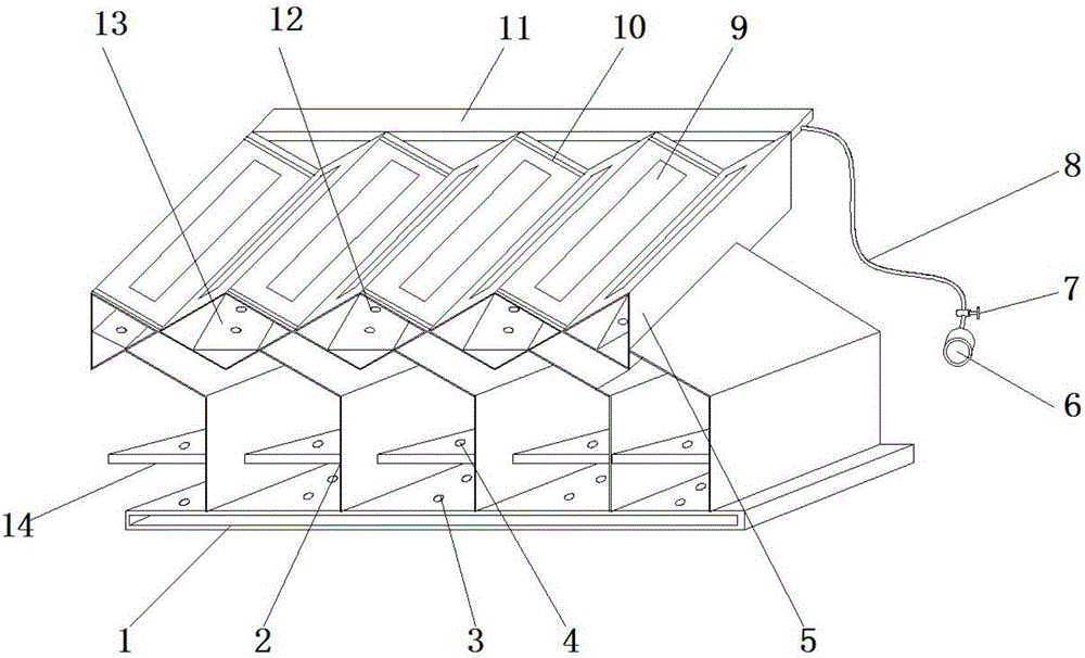 Height-adjustable folding vegetable planting rack