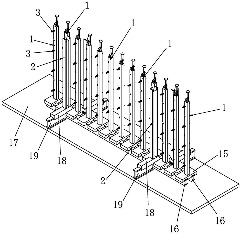 Assembling device and method for split bolts of steel plate composite wall