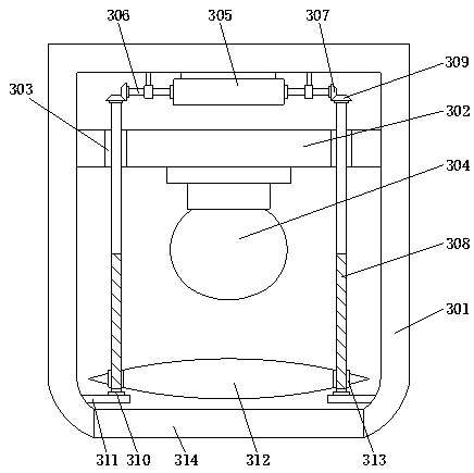 LED street lamp capable of adjusting light-emitting area