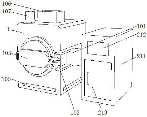 Sintering device for sintering neodymium-iron-boron magnet, and using method thereof