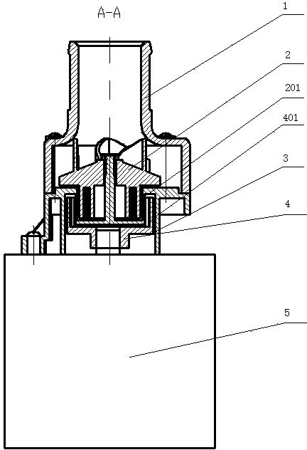 Brushless direct-current magnetic isolation type water pump