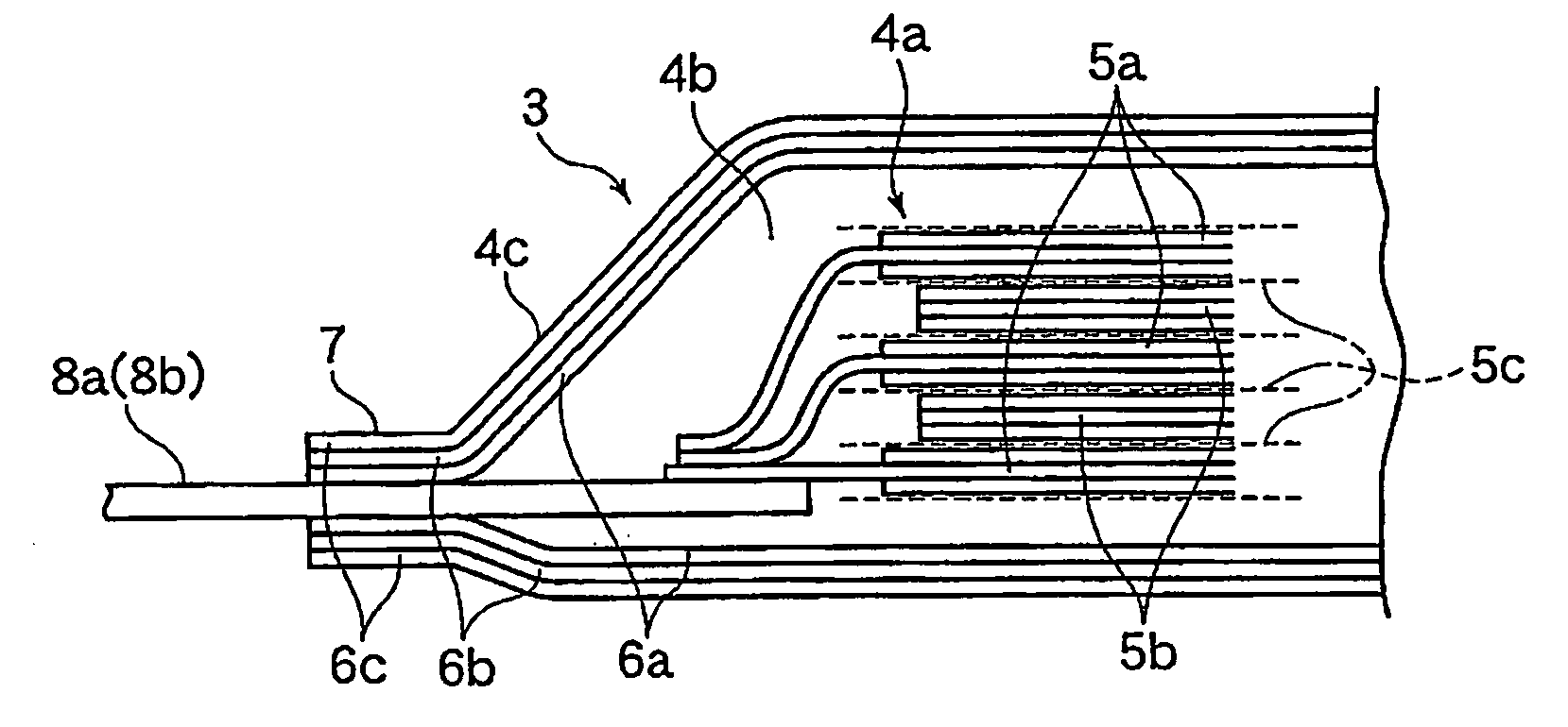 Thin-type secondary battery and method of producing the same, and secondary battery module