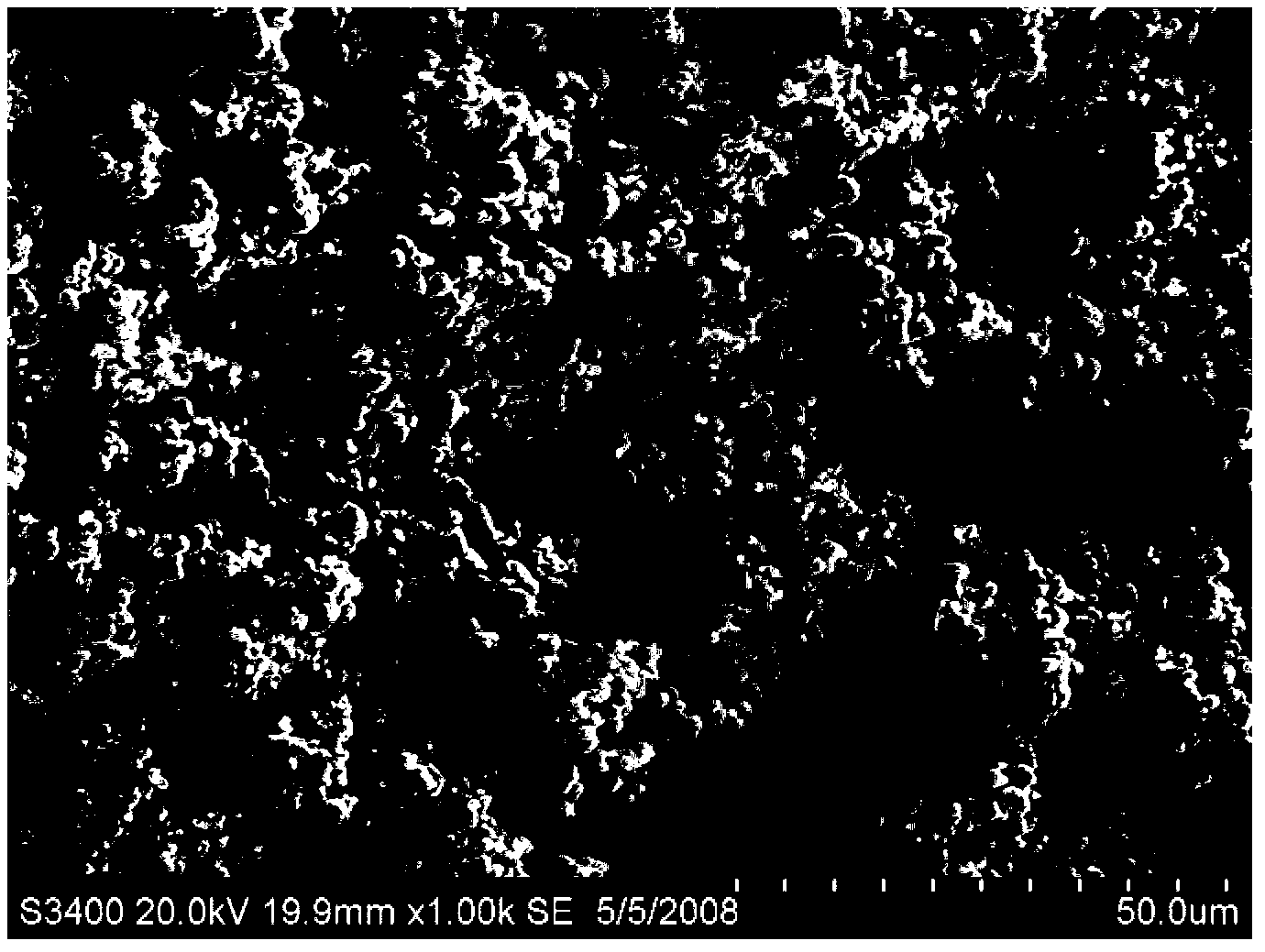 Method for preparing molybdenum powder by molybdenum trioxide