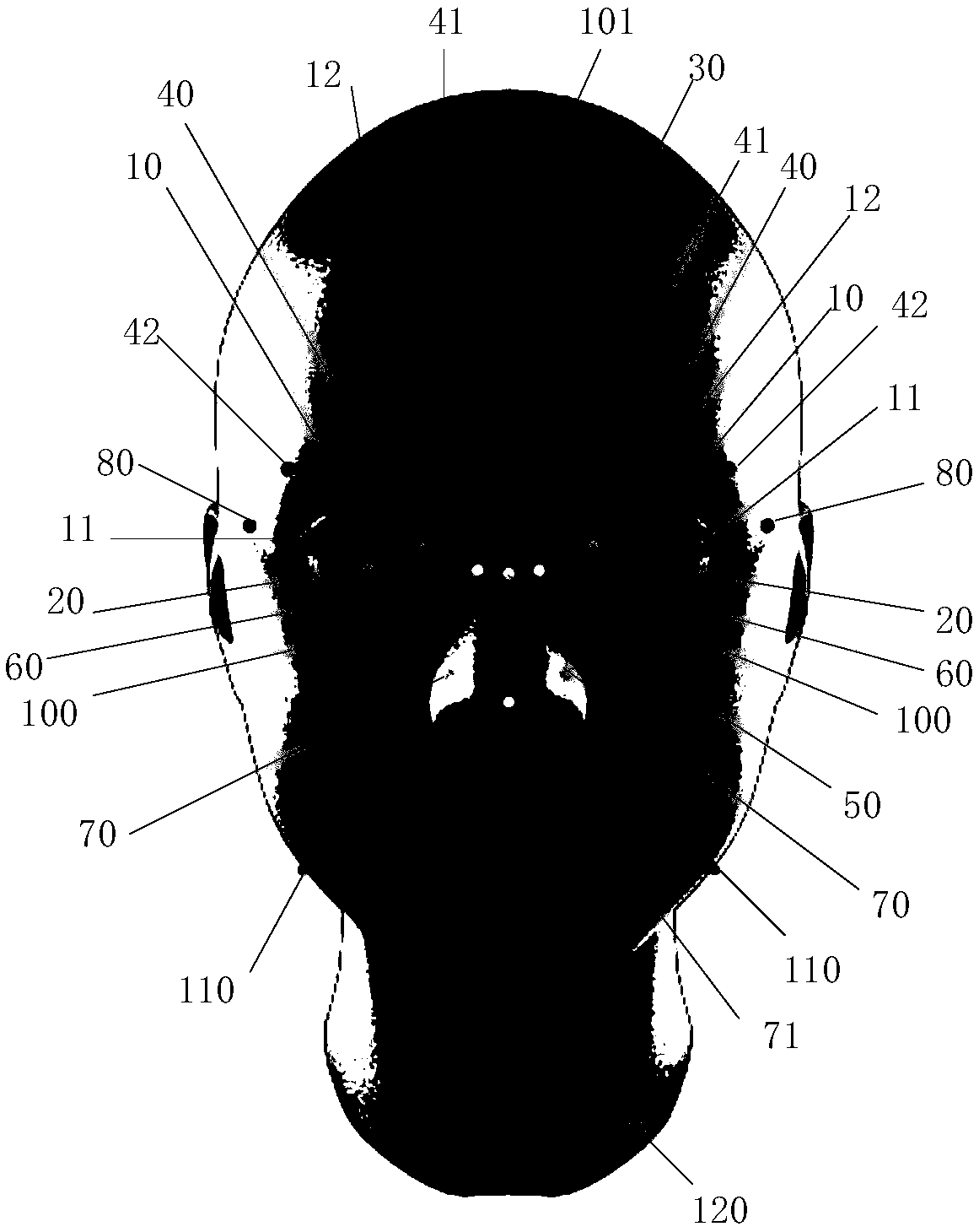 A method and system for generating a mirror frame