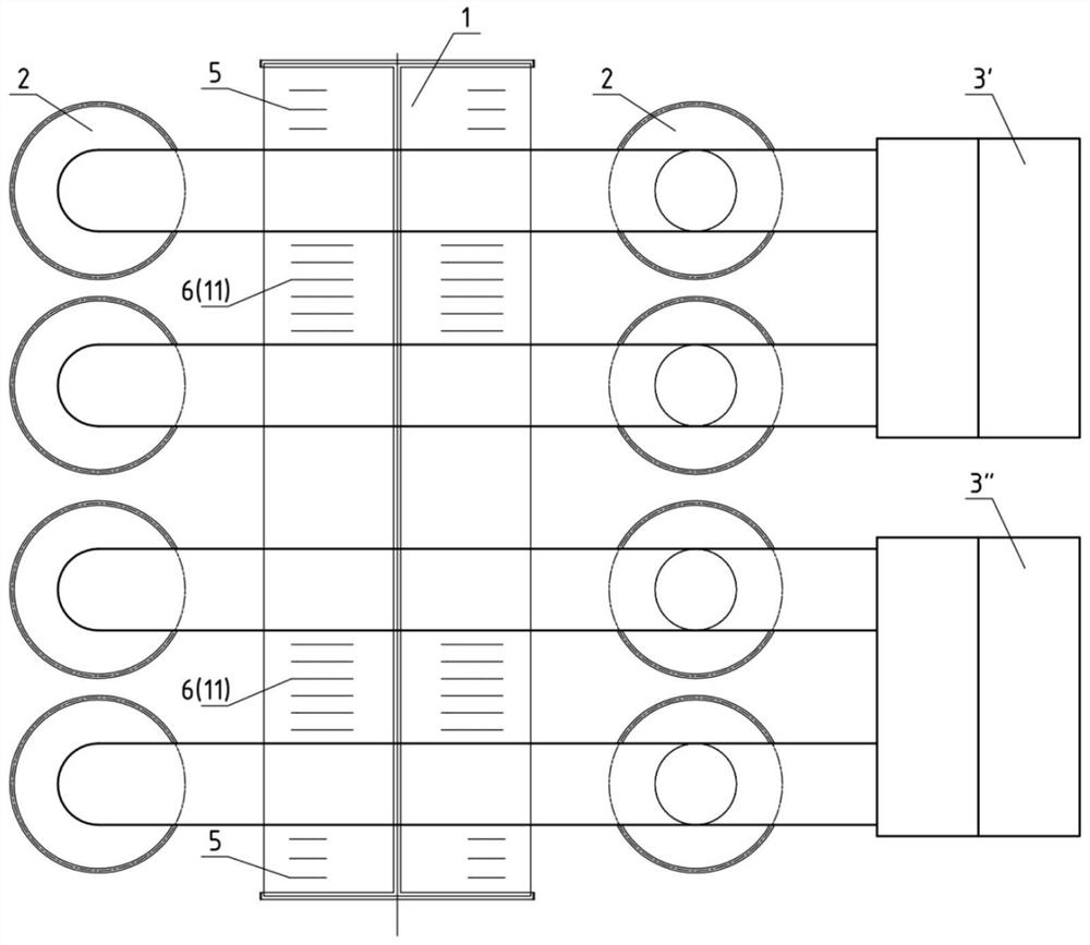 High-capacity circulating fluidized bed boiler