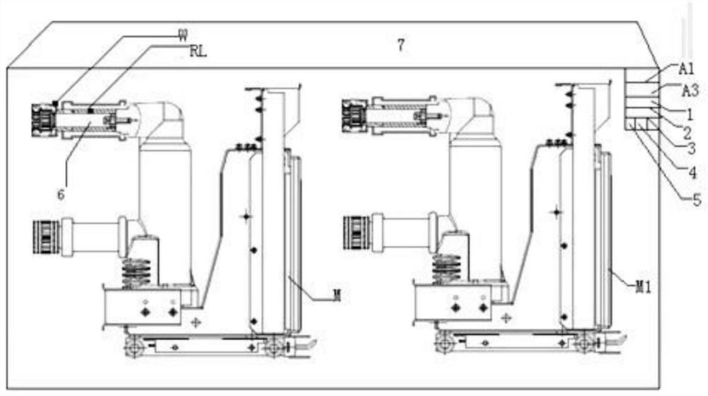 Outdoor high-voltage vacuum circuit breaker