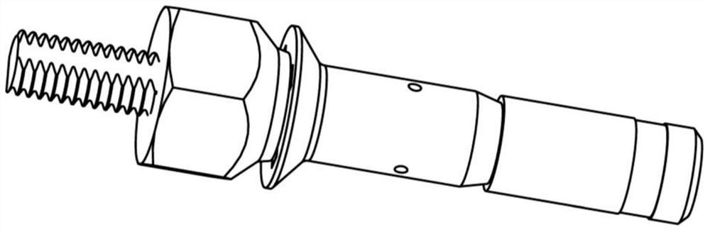 Pulling nail locking torque measuring device