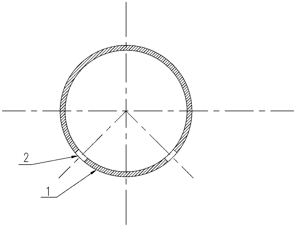 Water spraying device for blowing-out of blast furnace