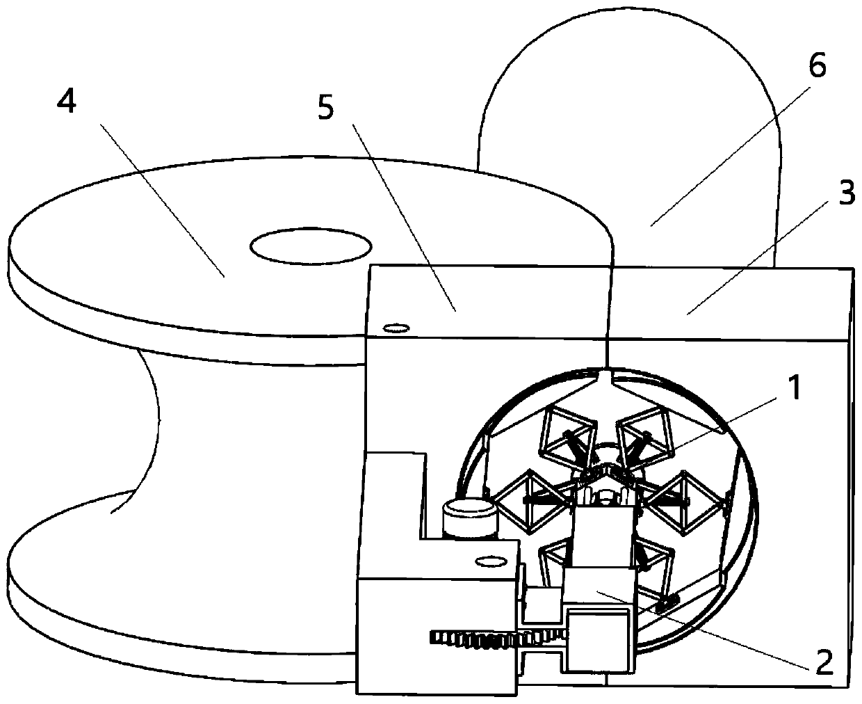 Supporting and shape preserving device for clamped section of metal pipe fitting