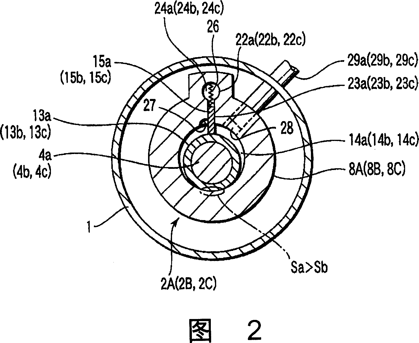 Multi-cylinder rotary compressor