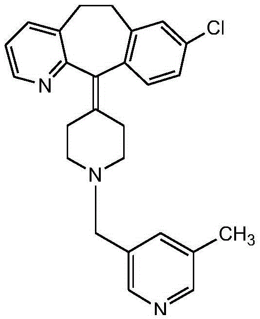 Preparation process of Rupatadine