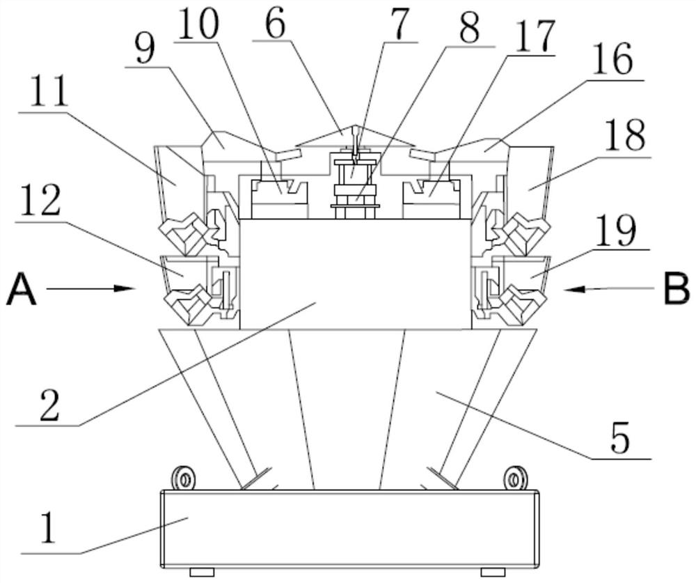 Error reduction type seed weighing method and weighing machine