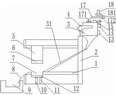 Improved structure of tablet press