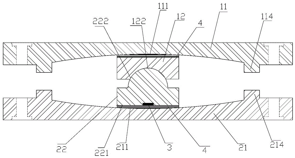 A friction pendulum vibration isolation device and its pressure monitoring structure