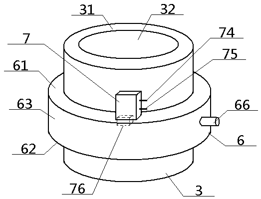 Ventilating die assembling system with external ring cavity