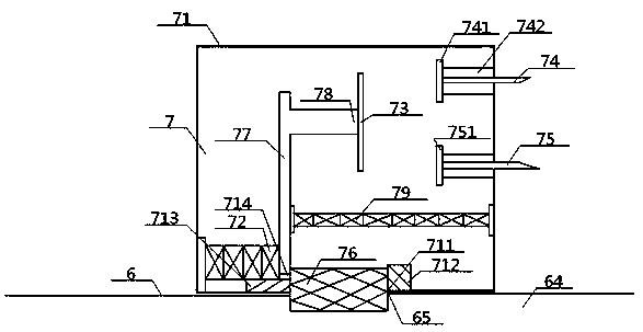 Ventilating die assembling system with external ring cavity