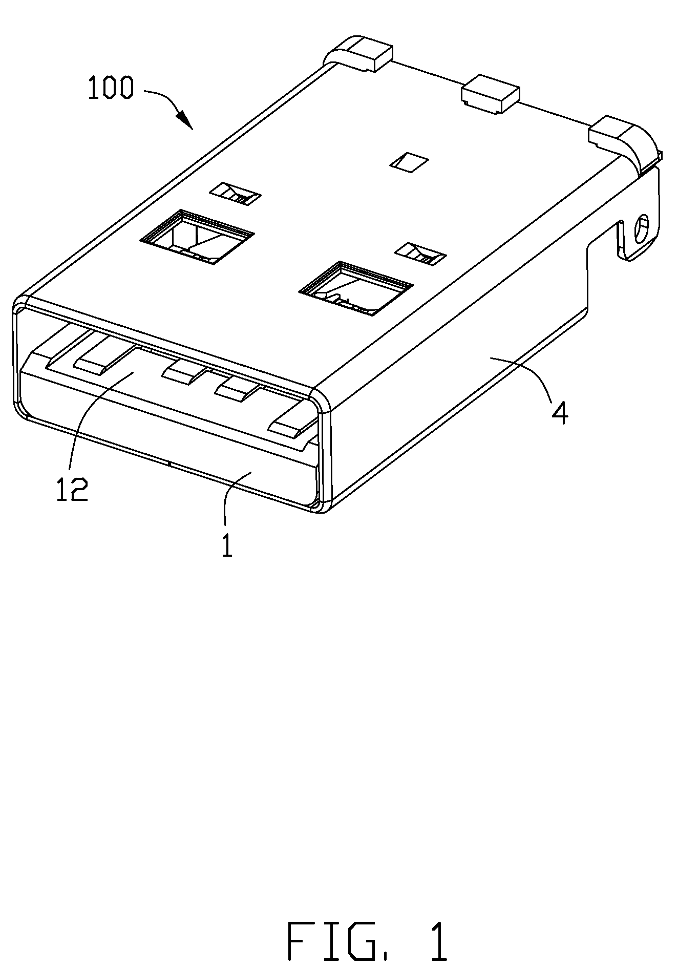 Connector having improved housing to position contacts thereof reliably