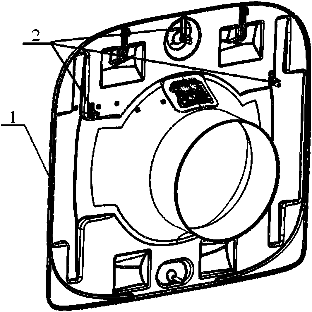 CT (computer chromatography) machine and locking device for rear cover of CT machine