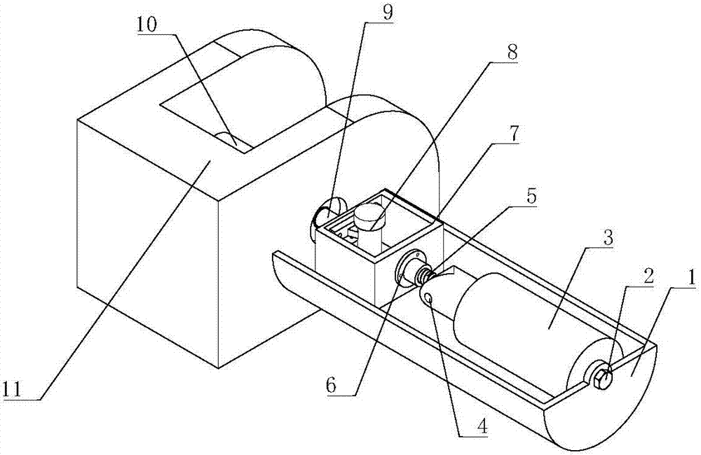 Hydraulic support pin removal device