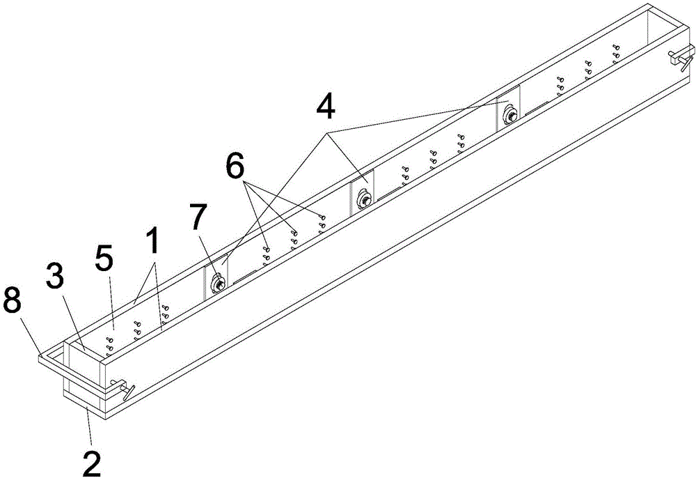 Concrete simply-supported beam based on carbon fiber grid composite boards and manufacturing method