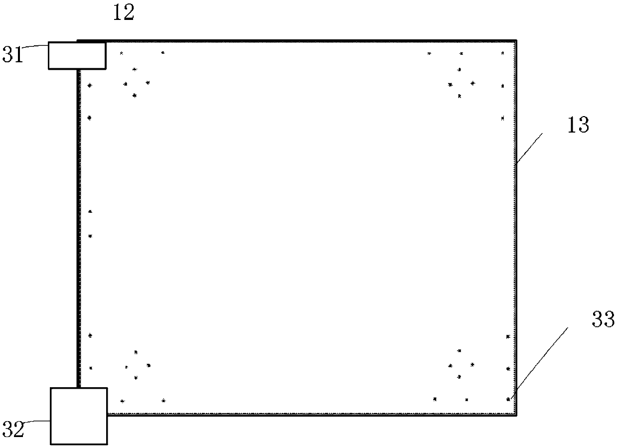 Manual target for measuring downward atmospheric long-wave radiation and method for producing same