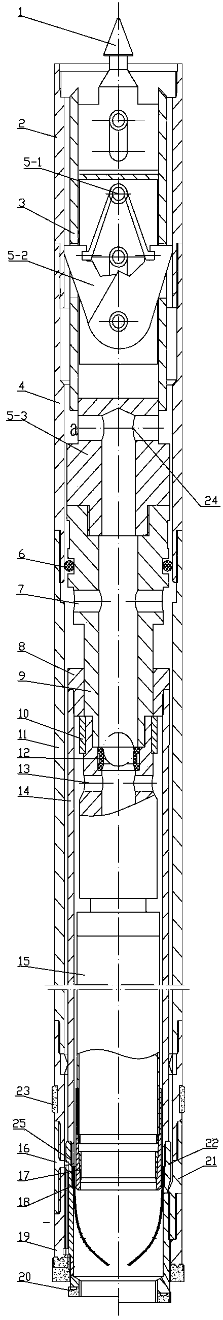 Rope core taking drill