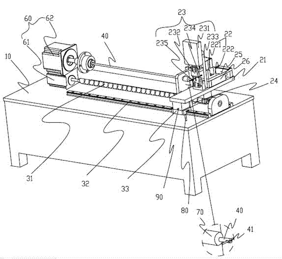 Full-automatic spring shaped coil winder